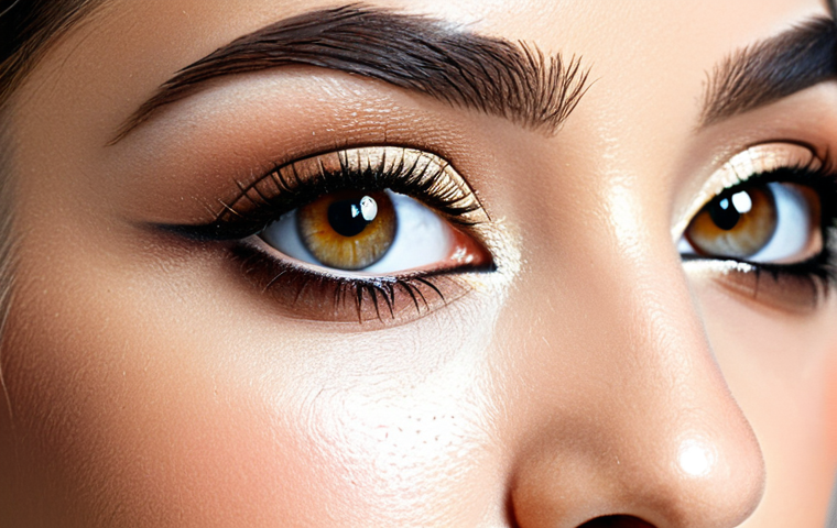 펄 입자가 고운 하이라이터 추천 - Highlighter Palette Close-Up**

"A close-up studio shot of a warm-toned highlighter palette featurin...
