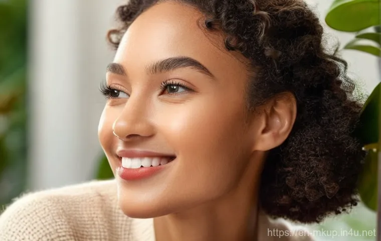 비건 립스틱 브랜드 추천 - **Prompt: Everyday Vegan Radiance**
    A clear, bright medium shot of a young woman (early 20s, div...
