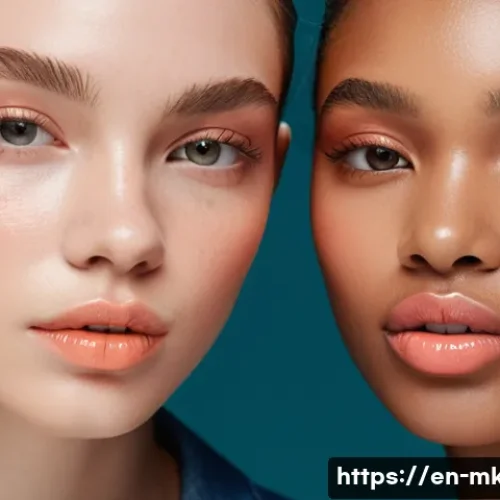 촉촉한 워터 틴트 베스트 - A close-up portrait of a diverse group of young adults with different skin tones&mdash;cool, warm, and neu...